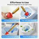 Multipurpose Household High Pressure Toilet Plunger, 2026 Upgraded Powerful Air Drain Unclogger Heavy Duty Plunger Auger Clog Remover Tool for Toilet Bathroom Drains (1 Pc)