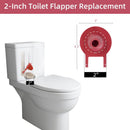3 Pack 2-inch Universal Toilet Tank Flapper, Long Lasting All Rubber Seal Flapper Replacement Compatible with American Standard Water Saving