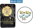 156T1978A Time Switch Tripper Kit for Intermatic T100 T7000 WH40 Series Timers, Includes 8 Metal Trippers (4 Silver ON / 4 Gold Off) and Set Screws