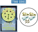 156T1978A Time Switch Tripper Kit for Intermatic T100 T7000 WH40 Series Timers, Includes 8 Metal Trippers (4 Silver ON / 4 Gold Off) and Set Screws