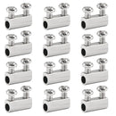Biaungdo 12 Pcs Stainless Steel Wire Rope Cable Clamp, Adjustable New Upgrade Double Hole Wire Rope Clamp Fastener