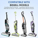 4 Pack 1866 Replacement ilters Compatible with Bissell Crosswave 1785 3888A 2551 & Crosswave Pet Pro 2306 & 2554 2596 CrossWave Cordless Max & Crosswave HydroSteam 35151 3518 Wet Dry Vacuum Cleaner