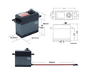 Model Servo Durable Practical Universal Eco-friendly High Hardness Multipurpose Plastic/Metal High-speed 36KG Large Torque Accessories