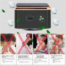 Solar Car Air Purifier USB Oxygen Cleaner with Ion Generator Compact Design