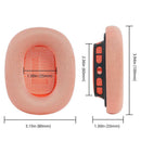 Pair of Replacement Ear Pads for Apple AirPods Max 2nd Generation Headphone Ear Cushions Orange