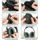 Pair of Replacement Ear Pads for Bose QC45 Headphone Ear Cushions Green