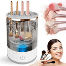 Electric Makeup Brush Cleaner Dryer Electric Cosmetic Make Up Brushes Set Cleaning Tool-Black