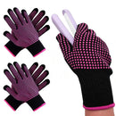 2 Pack Heat-Resistant Styling Gloves for Curling Irons and Hot Brushes