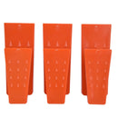 6pcs Chainsaw Wedges Increasing Friction Red Durable Plastic Tree Cutting Supplies for Woodworking