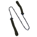 24in Pocket Chain Saw Outdoor Camping Hand Rope Chain Saw Portable Wood Cutting Pocket Chainsaw for Garden