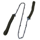 24in Pocket Chain Saw Outdoor Camping Hand Rope Chain Saw Portable Wood Cutting Pocket Chainsaw for Garden