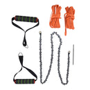 High Reach Hand Chain Saw 48inch Compact Portable Rope Saw for Outdoor Camping Hunting Backpacking