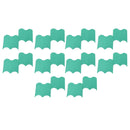 20PCS Interlocking Landscaping Edging Kit Weatherproof Garden Landscape Edging Border Hammer in Lawn Edge Green