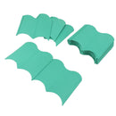 20PCS Interlocking Landscaping Edging Kit Weatherproof Garden Landscape Edging Border Hammer in Lawn Edge Green