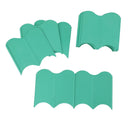 20PCS Interlocking Landscaping Edging Kit Weatherproof Garden Landscape Edging Border Hammer in Lawn Edge Green