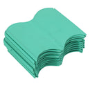20PCS Interlocking Landscaping Edging Kit Weatherproof Garden Landscape Edging Border Hammer in Lawn Edge Green