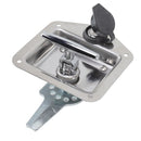 T Handle Latch Stainless Steel Polished Appearance Truck Toolbox Lock Tool Box Latch for Electrical Cabinets Toolboxes