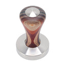 Colorful Wood Coffee Flat Tamper Stainless Steel Base Powder Hammer for Coffee Accessories 58mm