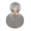 Coffee Tamper Food Grade Stainless Steel Crystal Ball Coffee Powder Hammer for Kitchen Shop Gold Pillar 58mm/2.3in