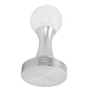 Crystal Ball Coffee Powder Tamper Stainless Steel Base Coffee Press Hammer for Kitchen Cafe Silver Pillar 58mm / 2.3in