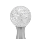 Crystal Ball Coffee Flat Tamper Stainless Steel Base Powder Hammer for Coffee Accessories Silver 53mm