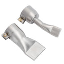 2Pcs Welding Gun Flat Nozzle 20mm Small 40mm Large Tip for Welder Tool Stainless Steel