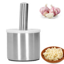 Mortar Pestle Set Stainless Steel Manual Garlic Mill Grinder Crusher Kitchen Tool Gadget