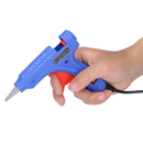 Hot Glue Gun 20W DIY Melting Glue Gun Set Equipment for Wood Plastic Glass Metal