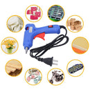 Hot Glue Gun 20W DIY Melting Glue Gun Set Equipment for Wood Plastic Glass Metal