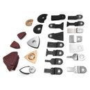 105Pcs/Set Oscillating Saw Blades Kit Quick Release Multitool Accessories for Wood Soft Metal Cutting