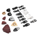 105Pcs/Set Oscillating Saw Blades Kit Quick Release Multitool Accessories for Wood Soft Metal Cutting
