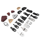 105Pcs/Set Oscillating Saw Blades Kit Quick Release Multitool Accessories for Wood Soft Metal Cutting