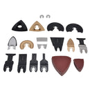 81Pcs/Set Oscillating Saw Blades Kit High Carbon Steel Multitool Blade Quick Release Cutting Tool