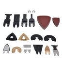81Pcs/Set Oscillating Saw Blades Kit High Carbon Steel Multitool Blade Quick Release Cutting Tool