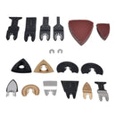 81Pcs/Set Oscillating Saw Blades Kit High Carbon Steel Multitool Blade Quick Release Cutting Tool