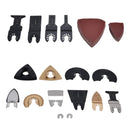 81Pcs/Set Oscillating Saw Blades Kit High Carbon Steel Multitool Blade Quick Release Cutting Tool
