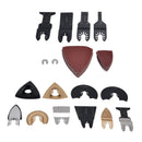 81Pcs/Set Oscillating Saw Blades Kit High Carbon Steel Multitool Blade Quick Release Cutting Tool