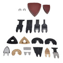 81Pcs/Set Oscillating Saw Blades Kit High Carbon Steel Multitool Blade Quick Release Cutting Tool