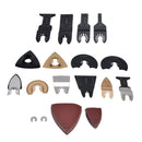 81Pcs/Set Oscillating Saw Blades Kit High Carbon Steel Multitool Blade Quick Release Cutting Tool
