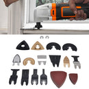 81Pcs/Set Oscillating Saw Blades Kit High Carbon Steel Multitool Blade Quick Release Cutting Tool