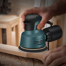 Orbital Sander 300W ABS Compact Electric Palm Sander Kit with Sandpapers for Woodworking Polishing Carpentry UK Plug 220V