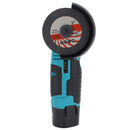 12V Brush Mini Angle Grinder 19500rpm Electric Grinding Tool Quiet Cordless Handheld Grinder for Cutting Grinding Polishing US Plug