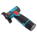 12V Brush Mini Angle Grinder 19500rpm Electric Grinding Tool Quiet Cordless Handheld Grinder for Cutting Grinding Polishing US Plug