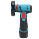 12V Brush Mini Angle Grinder 19500rpm Electric Grinding Tool Quiet Cordless Handheld Grinder for Cutting Grinding Polishing US Plug