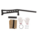 Wall Mounted Kindling Splitter High Carbon Steel Manual Detachable Labor Saving With Firewood Bag Gloves Firewood Splitter for Camping Fireplace BBQ