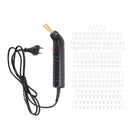 70W Plastic Welder Car Bumper Repair Kit DC Portable Thermal Hot Stapler Plastic Welding Machine with 5 Types of Nails for Home EU Plug 220V