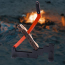 Wall Mount Kindling Splitter Firewood Cutter Carbon Steel Effortless Portable Manual Kindling Maker for Home Camping