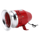 Electric Motor Siren 125dB Motor Driven Buzzer Sound Alarm Horn Siren for Home Factory School Ranch Entertainment Venue AC110V 1.5A
