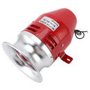Electric Motor Siren 125dB Motor Driven Buzzer Sound Alarm Horn Siren for Home Factory School Ranch Entertainment Venue AC110V 1.5A