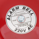 Fire Alarm Bell High Sensitivity Super Loud Sound Electric Round Alarm Bell for School Factory 220V AC